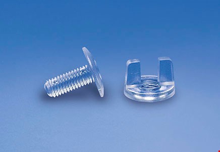 VITI IN PLASTICA TRASPARENTE TESTA MM. 14 (PS 14) 