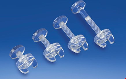 VITI IN PLASTICA A PRESSIONE TESTA MM. 15