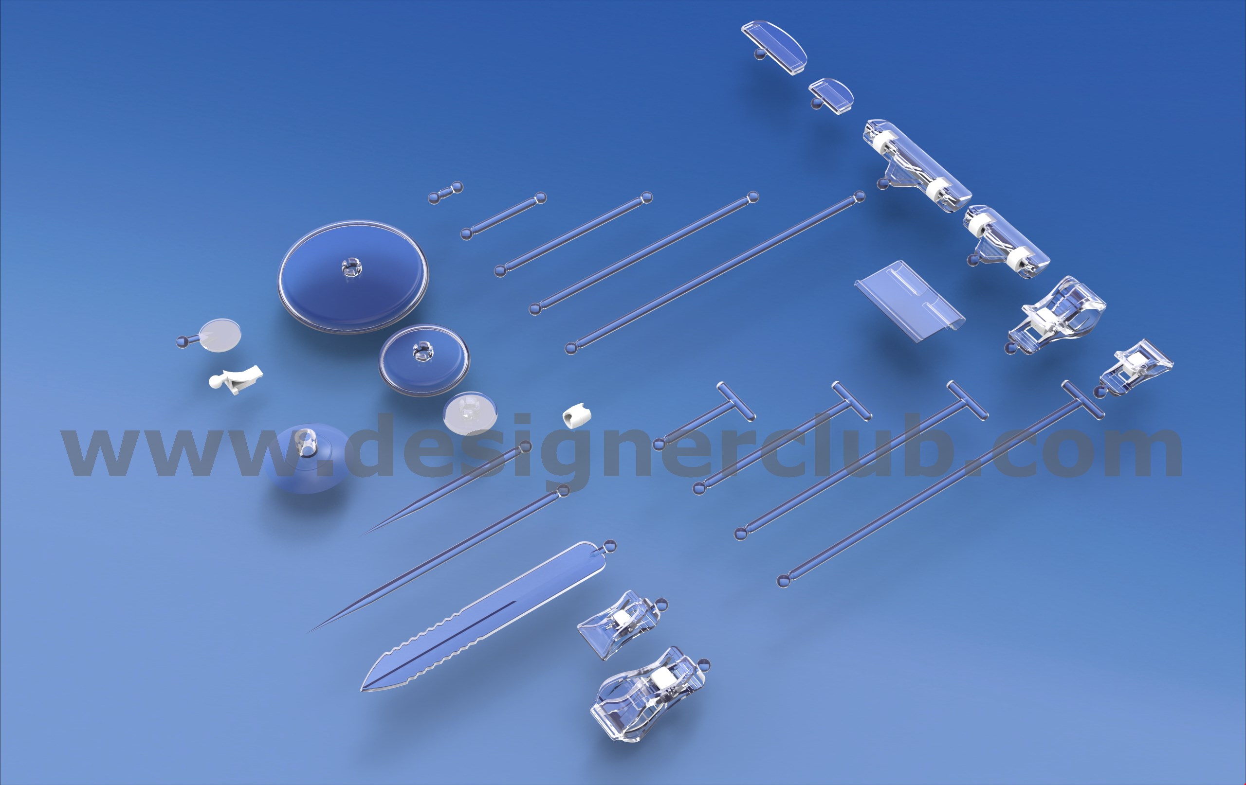I COMPONENTI REVOGRIP® - PINZE SNODABILI PORTA MESSAGGIO