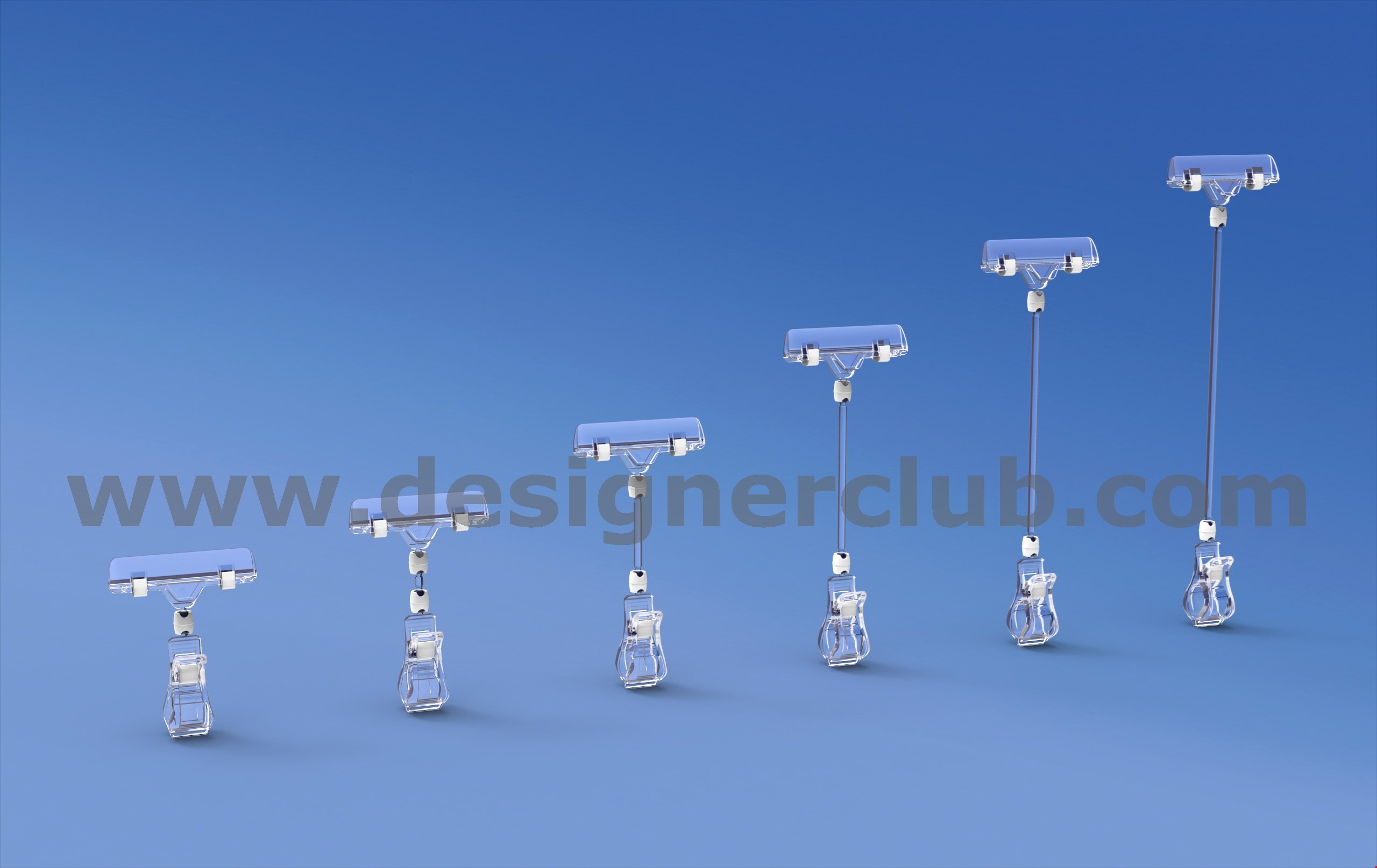 PINZE SNODABILI REVOGRIP® CON ASTA E PORTA MESSAGGIO A PINZA MM. 80