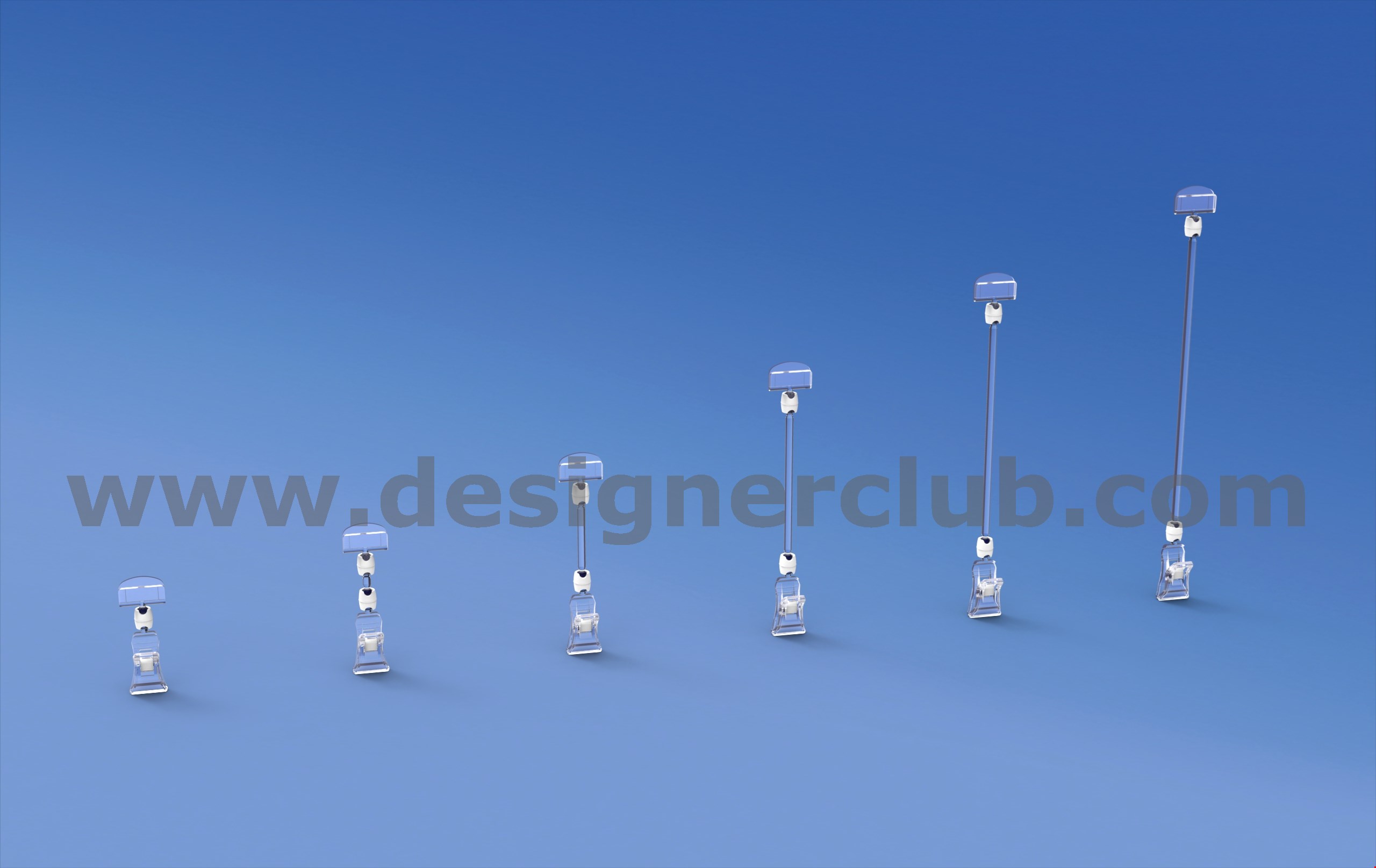 MINI PINZE SNODABILI REVOGRIP® CON ASTA E PORTA MESSAGGIO MM. 27