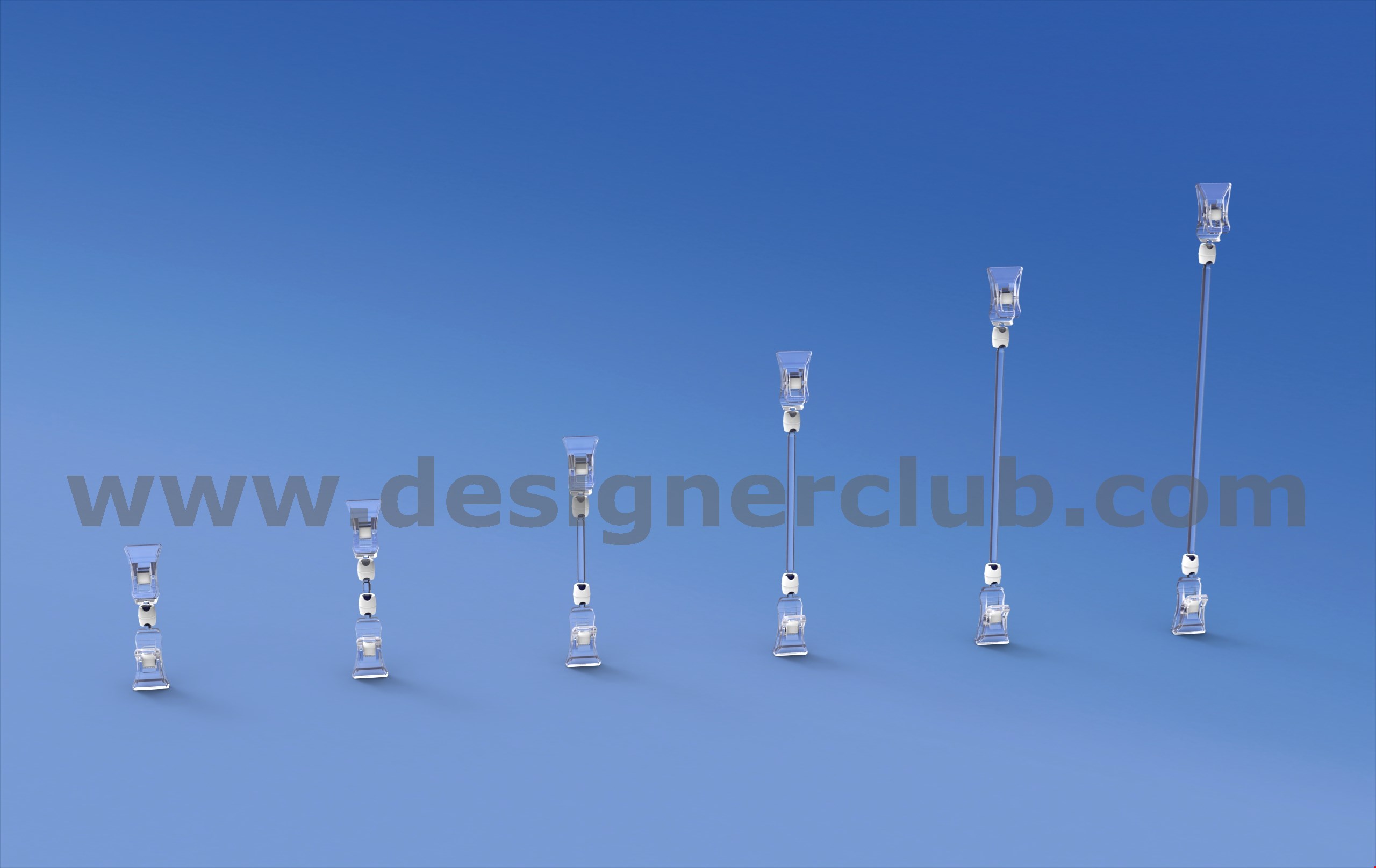 DOPPIE MINI PINZE SNODABILI REVOGRIP® CON ASTA