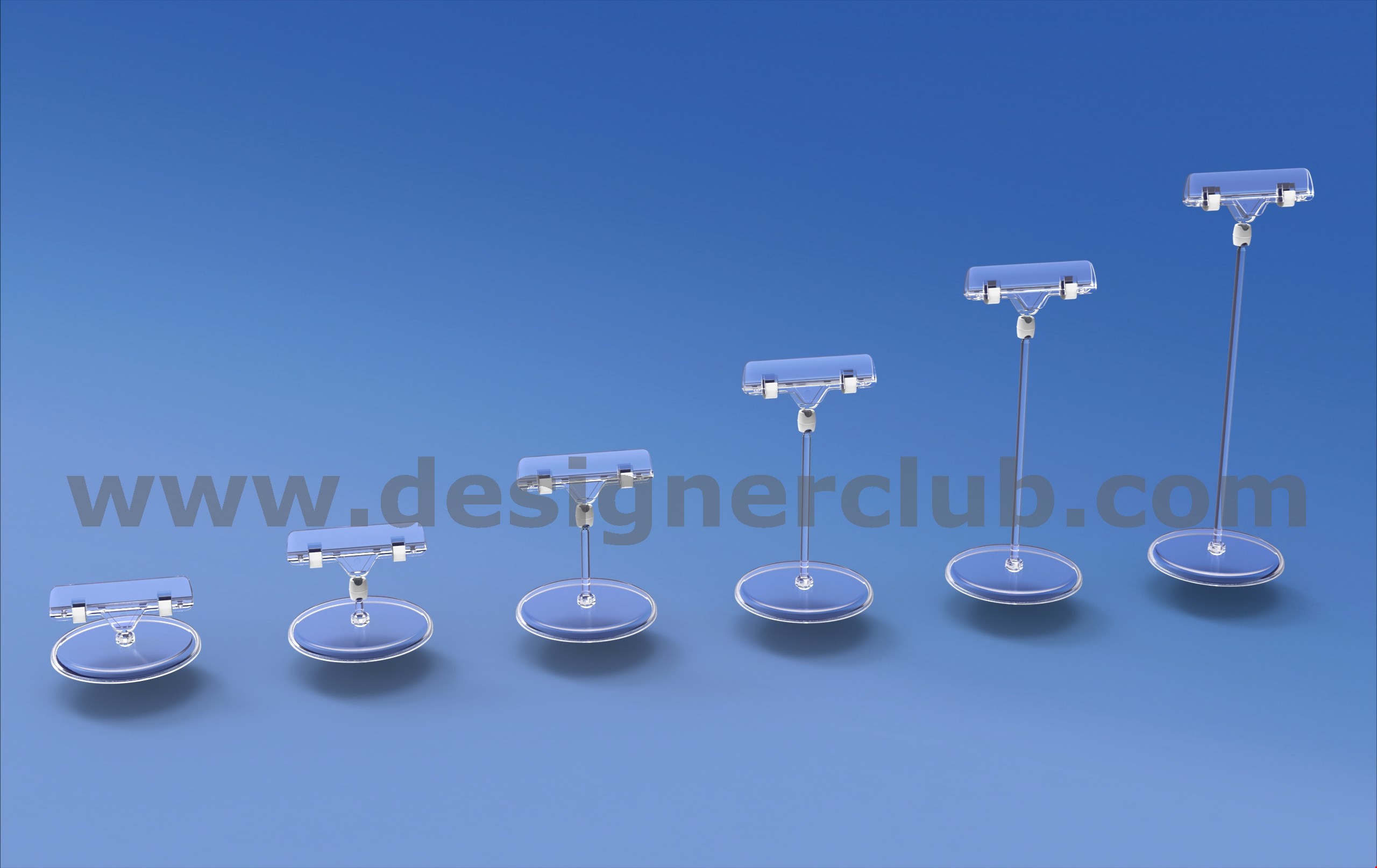 BASI REVOGRIP® DIAMETRO MM. 85 CON ASTA E PORTA MESSAGGIO A PINZA MM. 80