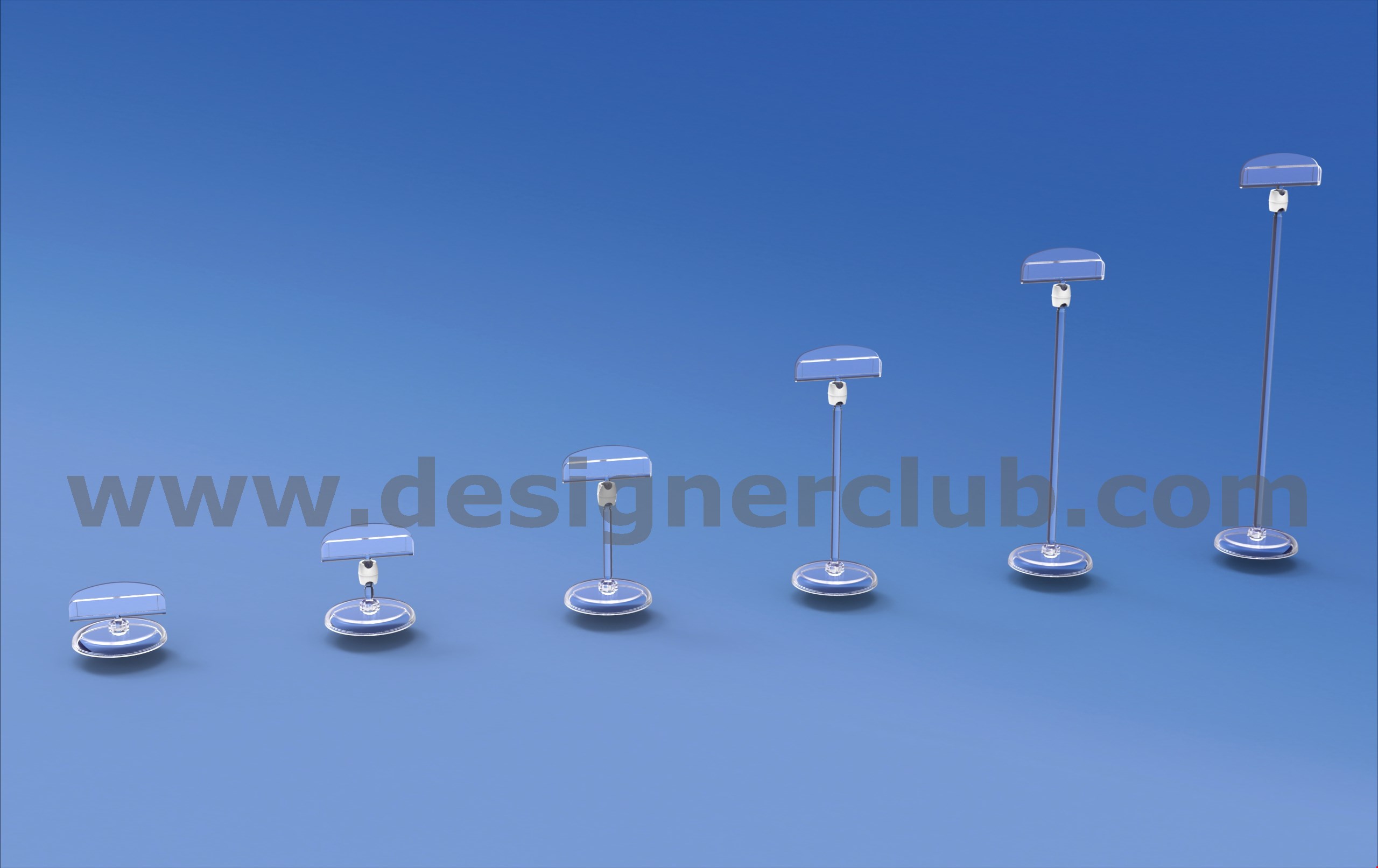 BASI REVOGRIP® DIAMETRO MM. 50 CON ASTA E PORTA MESSAGGIO MM. 50