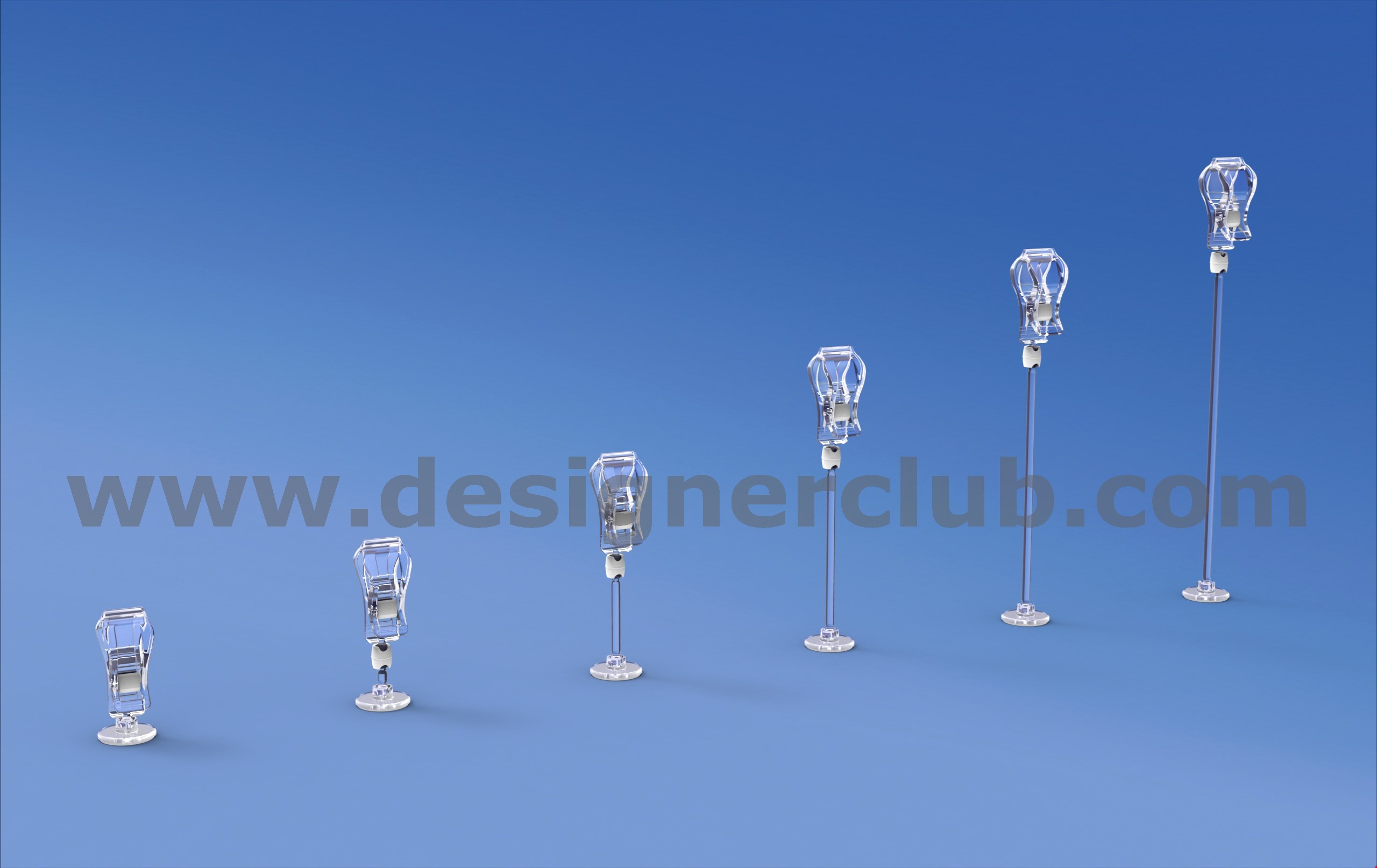 MINI BASI ADESIVE REVOGRIP® DIAMETRO MM. 30 CON ASTA E PINZA