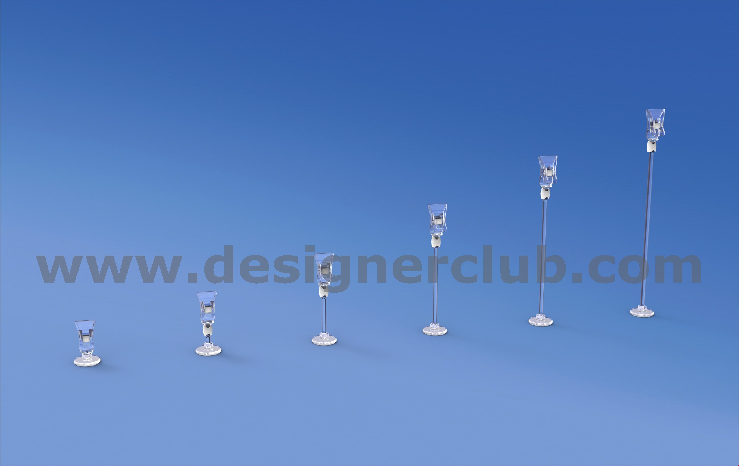 MINI BASI ADESIVE REVOGRIP® DIAMETRO MM. 30 CON ASTA E MINI PINZA