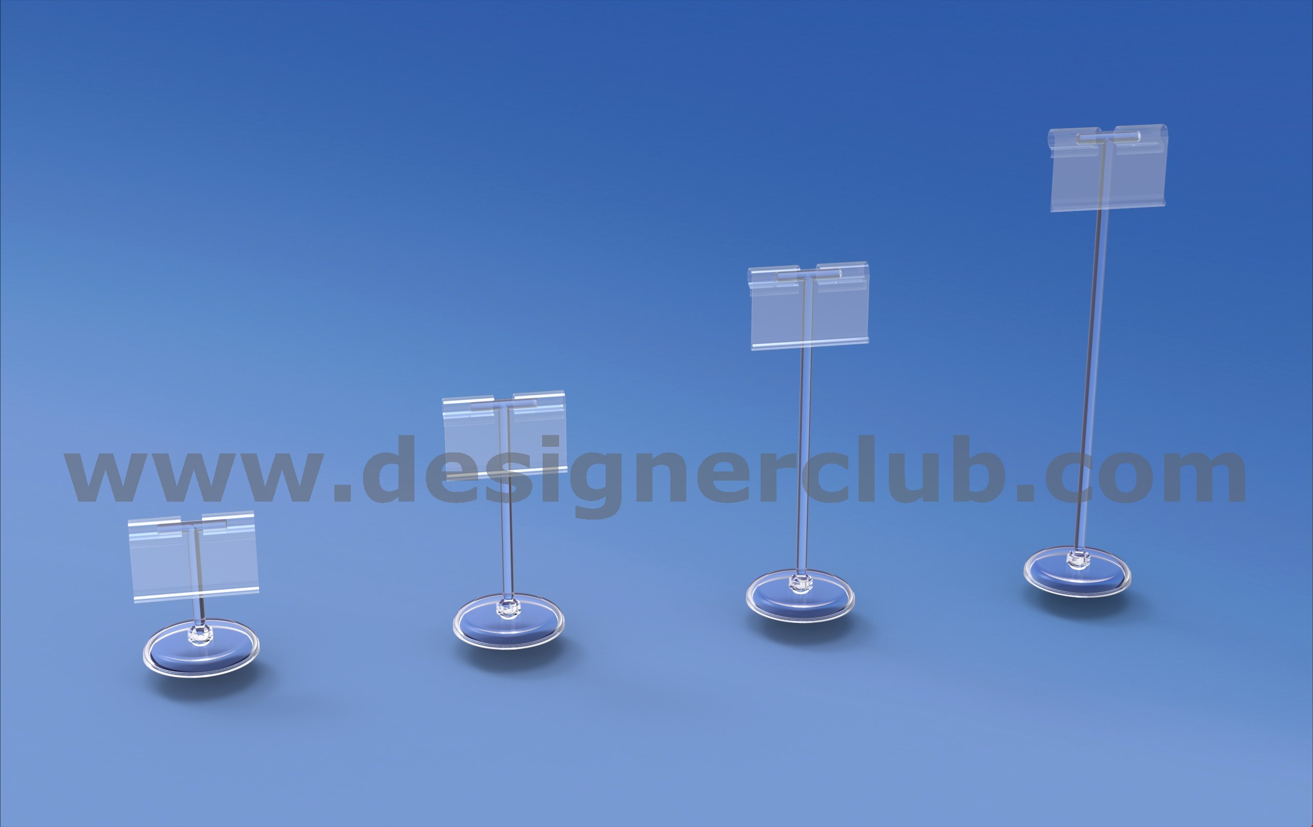BASI REVOGRIP® DIAMETRO MM. 50 CON ASTA A "T" PORTA PREZZI