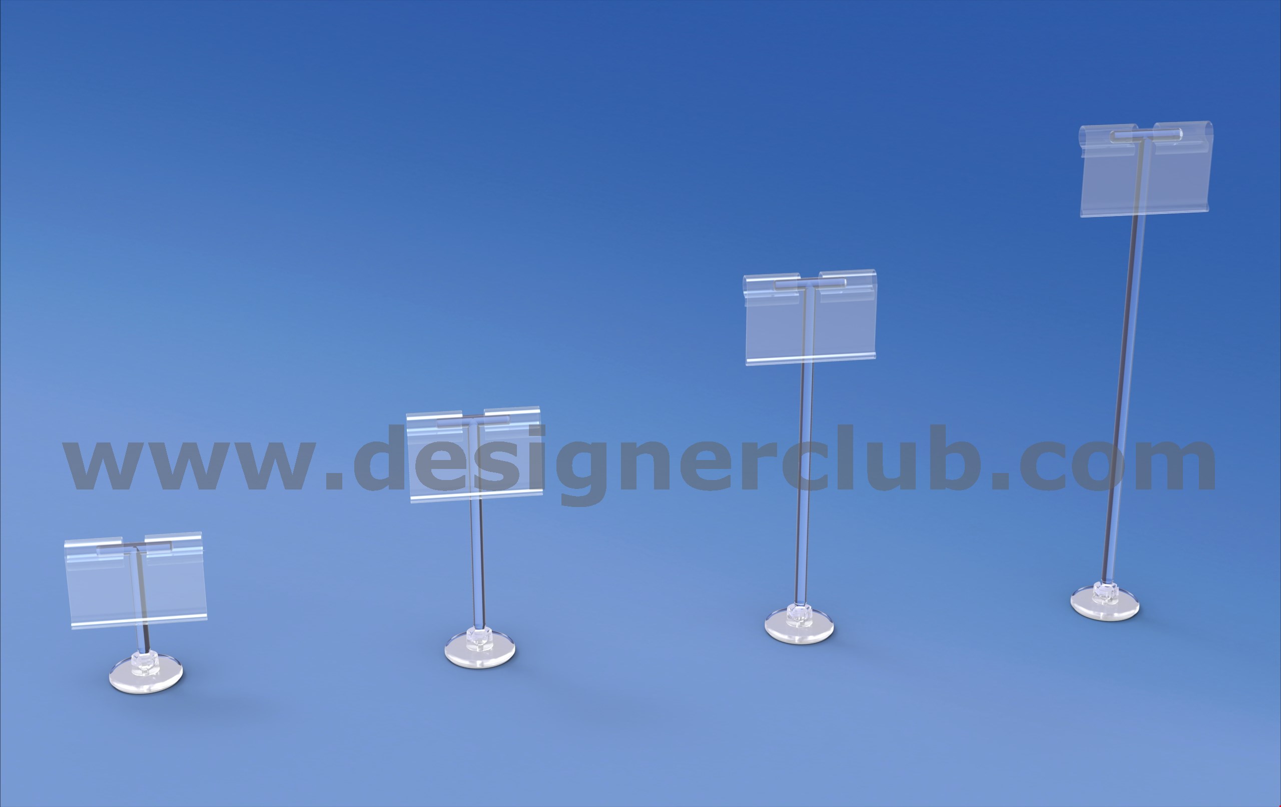 MINI BASI ADESIVE REVOGRIP® DIAMETRO MM. 30 CON ASTA A "T" PORTA PREZZI