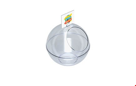 CONTENITORE SFERA CON PORTA MESSAGGIO