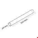 TUBO TRASPARENTE IN PVC LUNGH. MM. 350 DIAM. 38 MM. 