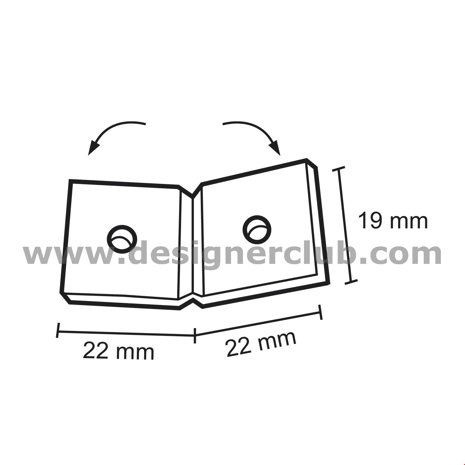 CERNIERA IN PLASTICA SEMITRASPARENTE