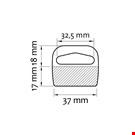 GANCIO CHIUSO PER BROCHES SINGOLE O DOPPIE