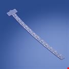 STRISCIA 12 POSTI IN PP NATURALE CON PORTA ETICHETTA 
