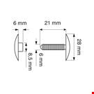 AUTOMATICO TESTA MM. 28 PER SPESSORI DA MM. 6 A 21 TRASPAR.