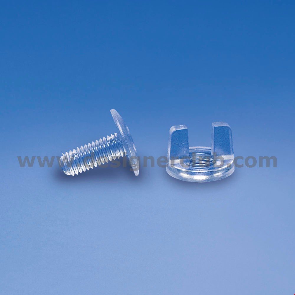 VITE TRASPARENTE TESTA MM. 14 PER SPESSORI DA MM. 0 A 12