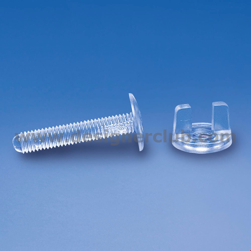 VITE TRASPARENTE TESTA MM. 14 PER SPESSORI DA MM. 0 A 25