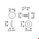 AUTOMATICO TESTA MM. 15 PER SPESSORI DA MM. 0 A 11 NERO