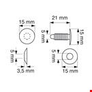 AUTOMATICO TESTA MM. 15 PER SPESSORI DA MM. 0 A 15 NERO