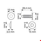 AUTOMATICO TESTA MM. 15 PER SPESSORI DA MM. 6 A 22 TRASPAR.