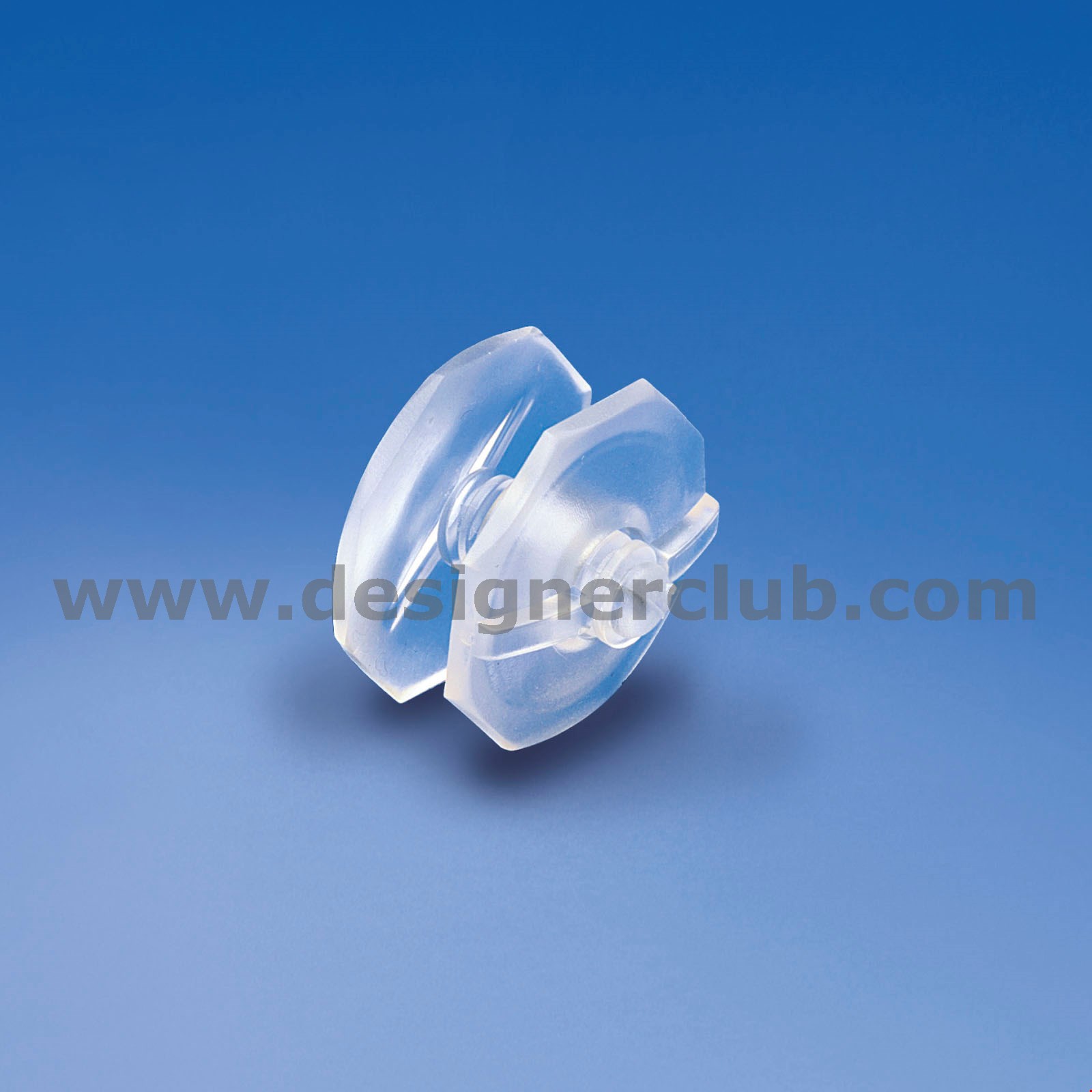 BULLONE TESTA MM. 27 PER SPESSORI DA MM. 6 A 15 TRASPARENTE