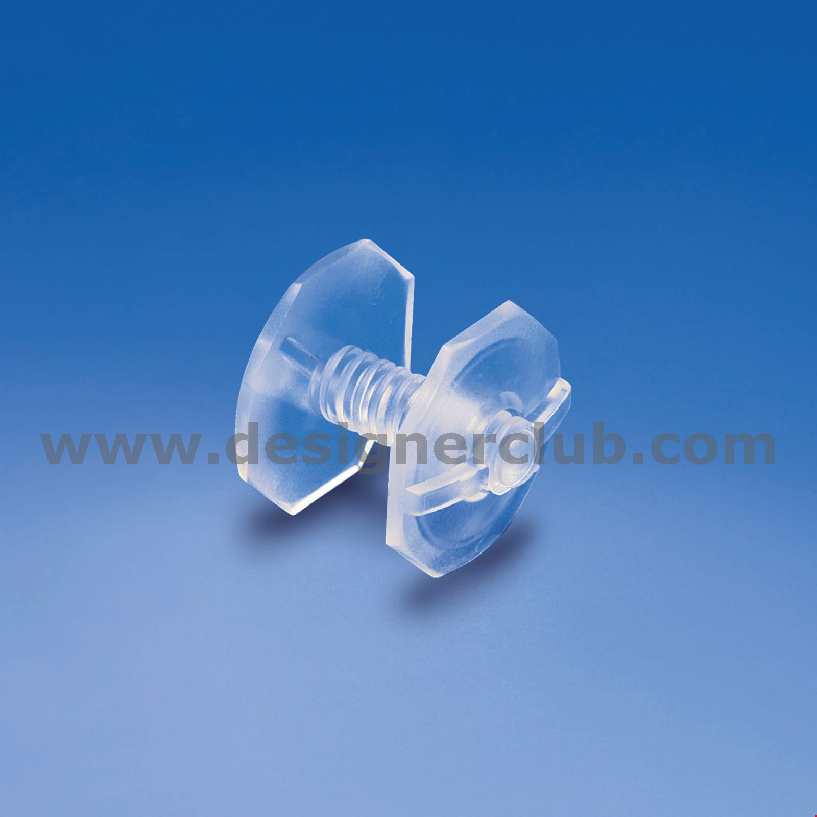 BULLONE TESTA MM. 27 PER SPESSORI DA MM. 6 A 21 TRASPARENTE
