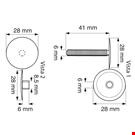 AUTOMATICO TESTA MM. 28 PER SPESSORI MAX MM. 38 TRASPARENTE