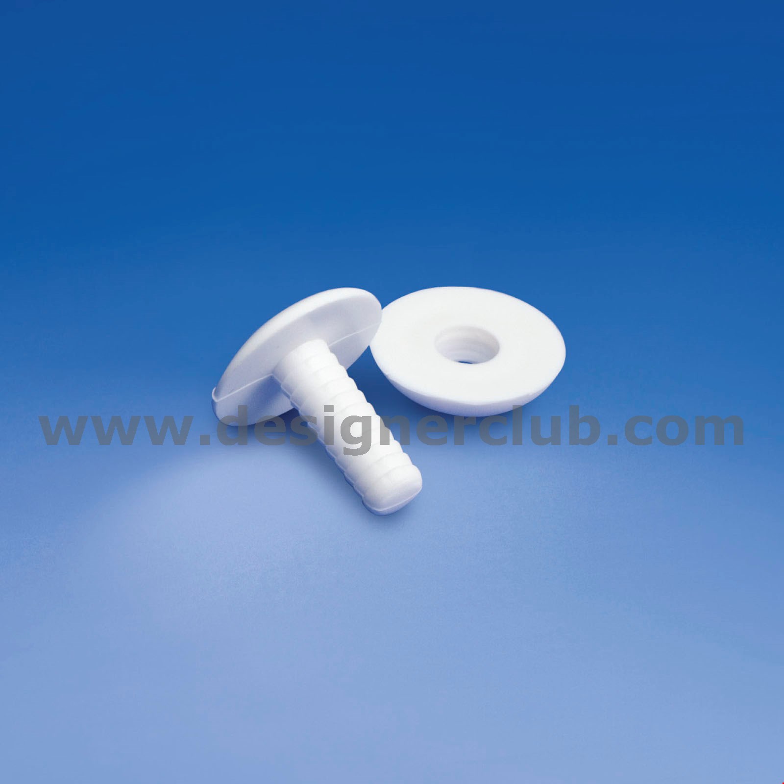 AUTOMATICO TESTA MM. 15 PER SPESSORI MAX MM. 9 BIANCO