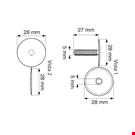 AUTOMATICO TESTA 28 FEMMINA PIATT SPESS. DA MM. 0 A 22 TRAS.