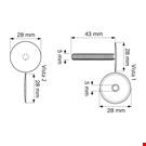 AUTOMATICO TESTA 28 FEMMINA PIATT SPESS. DA MM. 0 A 38 TRAS.