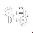 AUTOMATICO TESTA 28 FEMMINA PIATTA SPESS. DA 0 A 15 BIANCO