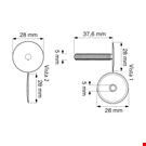 AUTOMATICO TESTA 28 FEMMINA PIATTA SPESS. DA 0 A 32 BIANCO
