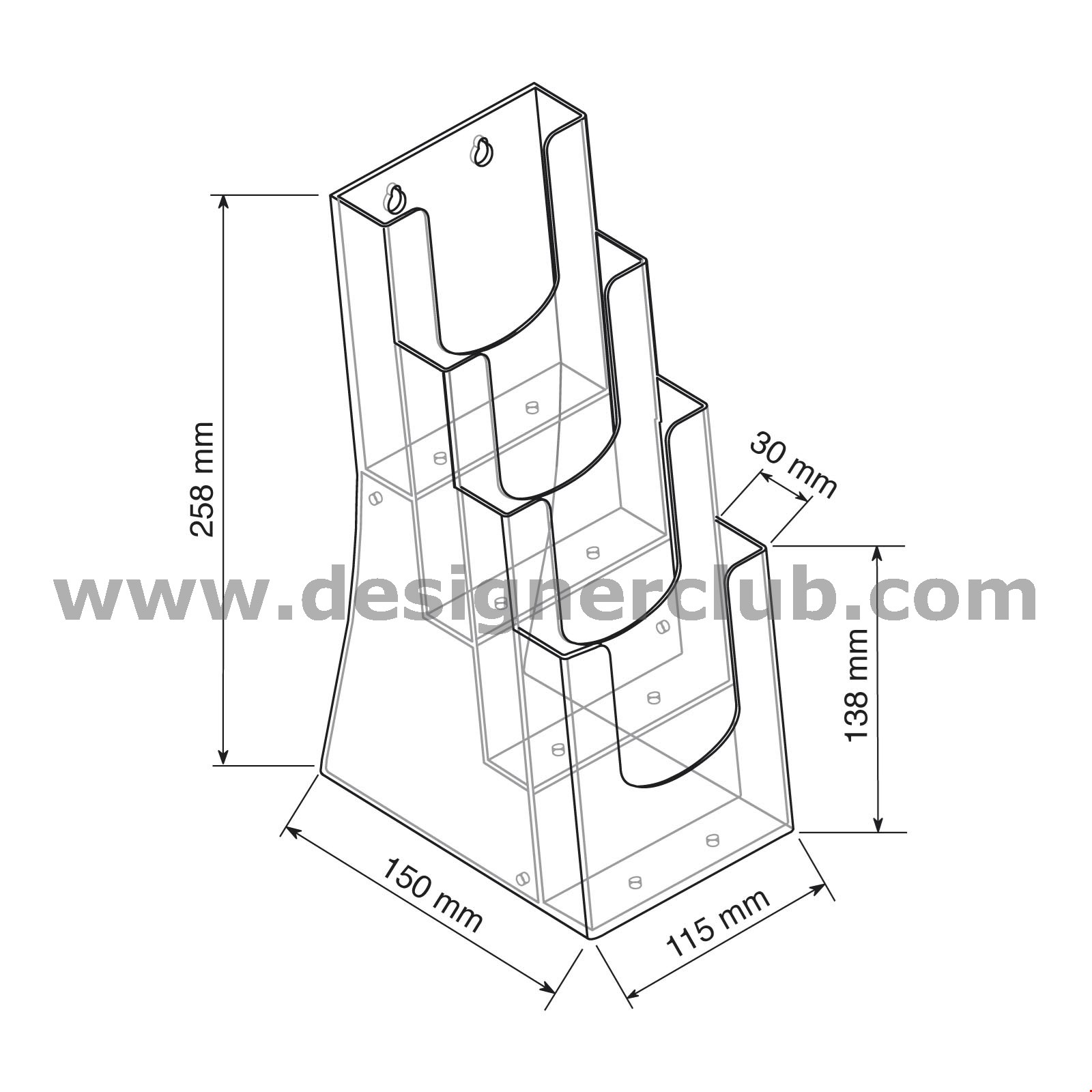 PERFECTO MULTI 7000/4 PER FORMATO 1/3 A4 (CON FORI)