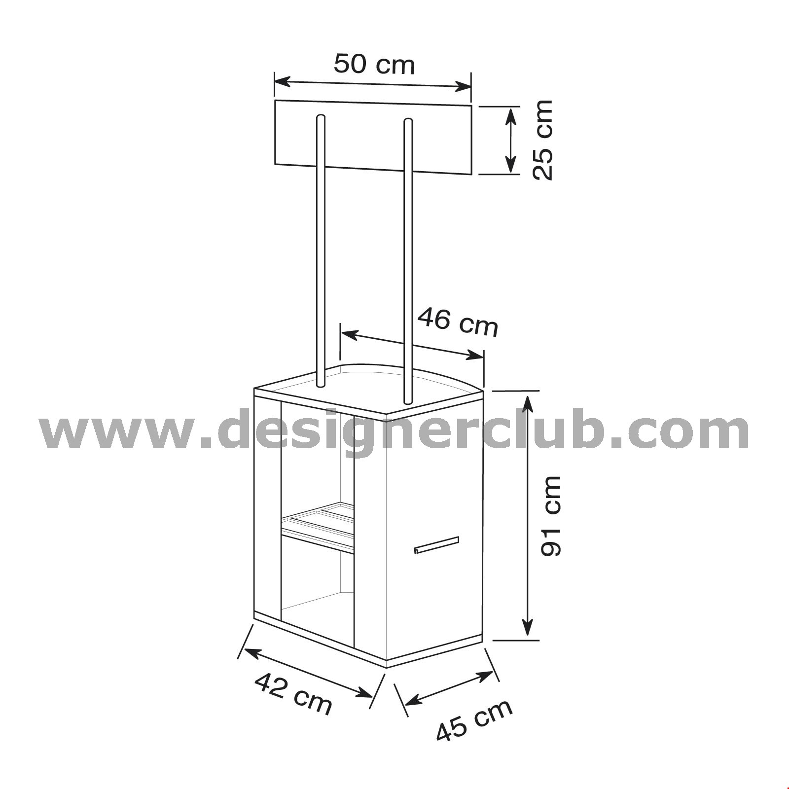 MINI PROMOTABLE IN PLAST. PIENA CON RIPIANO INTERM.