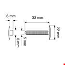 AUTOMATICO TESTA MM. 22 PER SPESS. DA MM. 6 A 32 TRASPARENTE