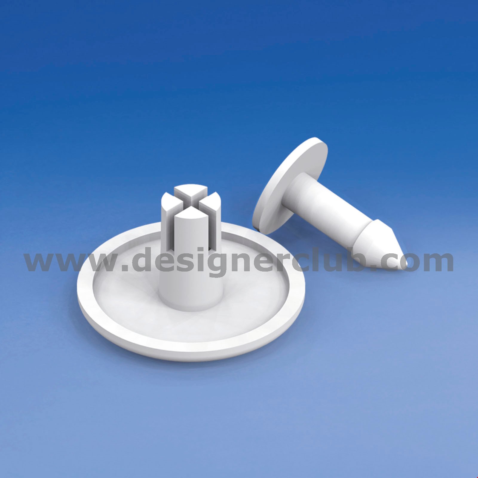 RIVETTO AD ESPANS. MM. 28 SPESS.FINO A 8 MM. BIANCO
