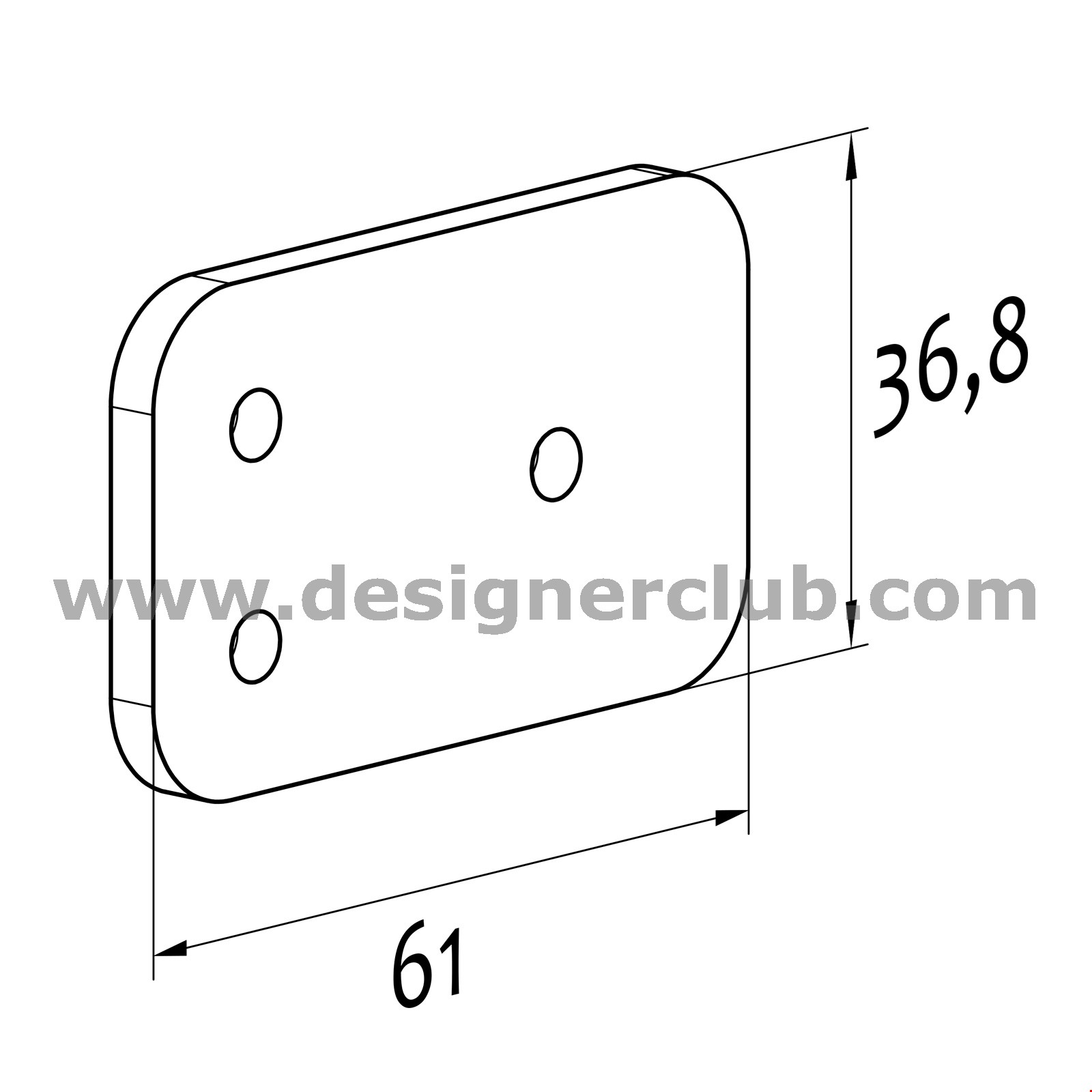 SUPPORTO PER STRISCIA PORTA BLISTER BIFACCIALE 