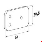 SUPPORTO PER STRISCIA PORTA BLISTER BIFACCIALE 