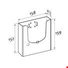 PORTA BROCHURES A5 PER MORSETTO