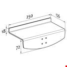RIPIANO CM 25X12 PER MORSETTO