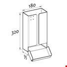 SUPPORTO PER DOLCIUMI CM 17X9X31 PER MORSETTO