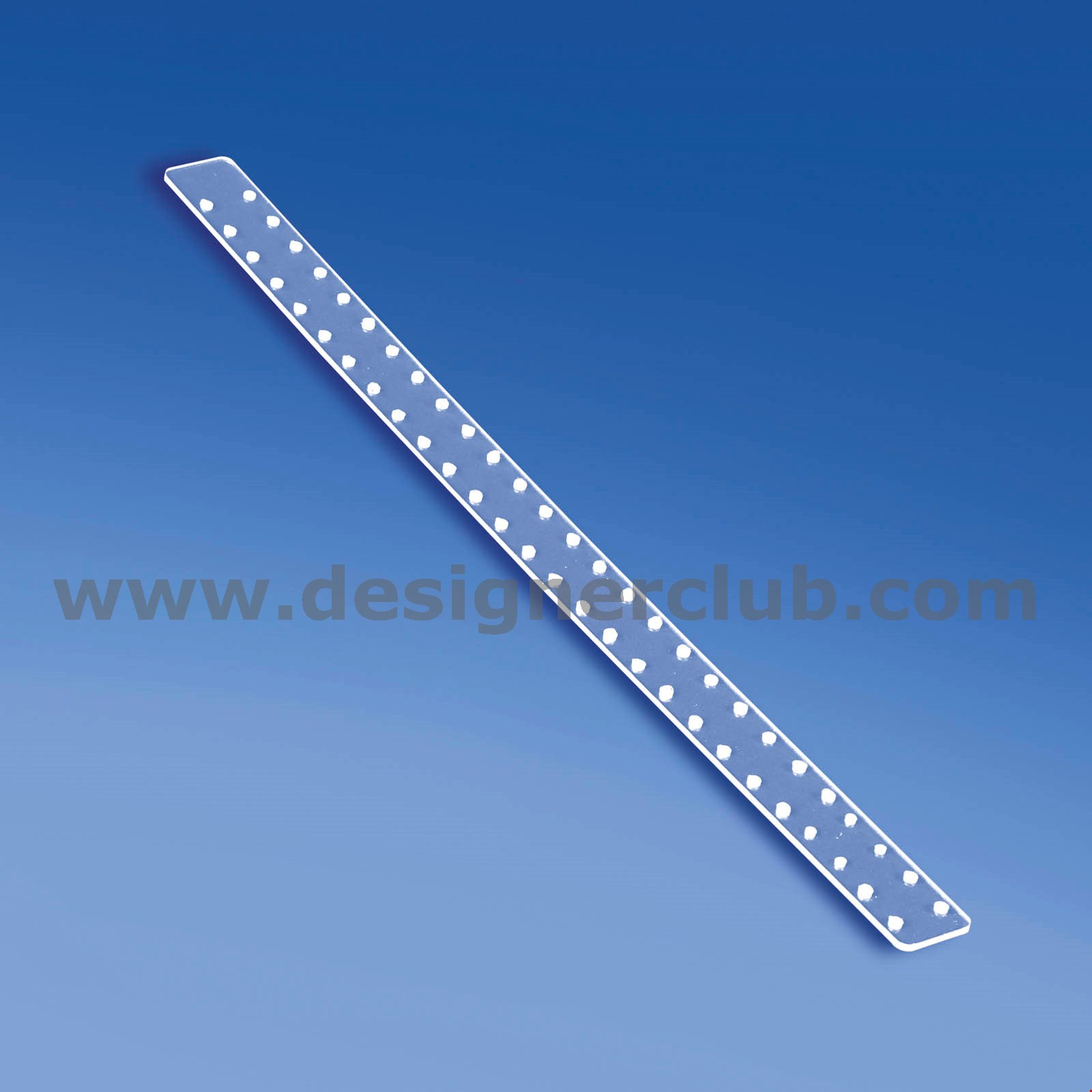SUPPORTO TRASPARENTE PER BROCHES PER FORATI PER MORSETTO