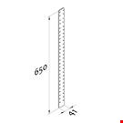 SUPPORTO TRASPARENTE PER BROCHES PER FORATI PER MORSETTO