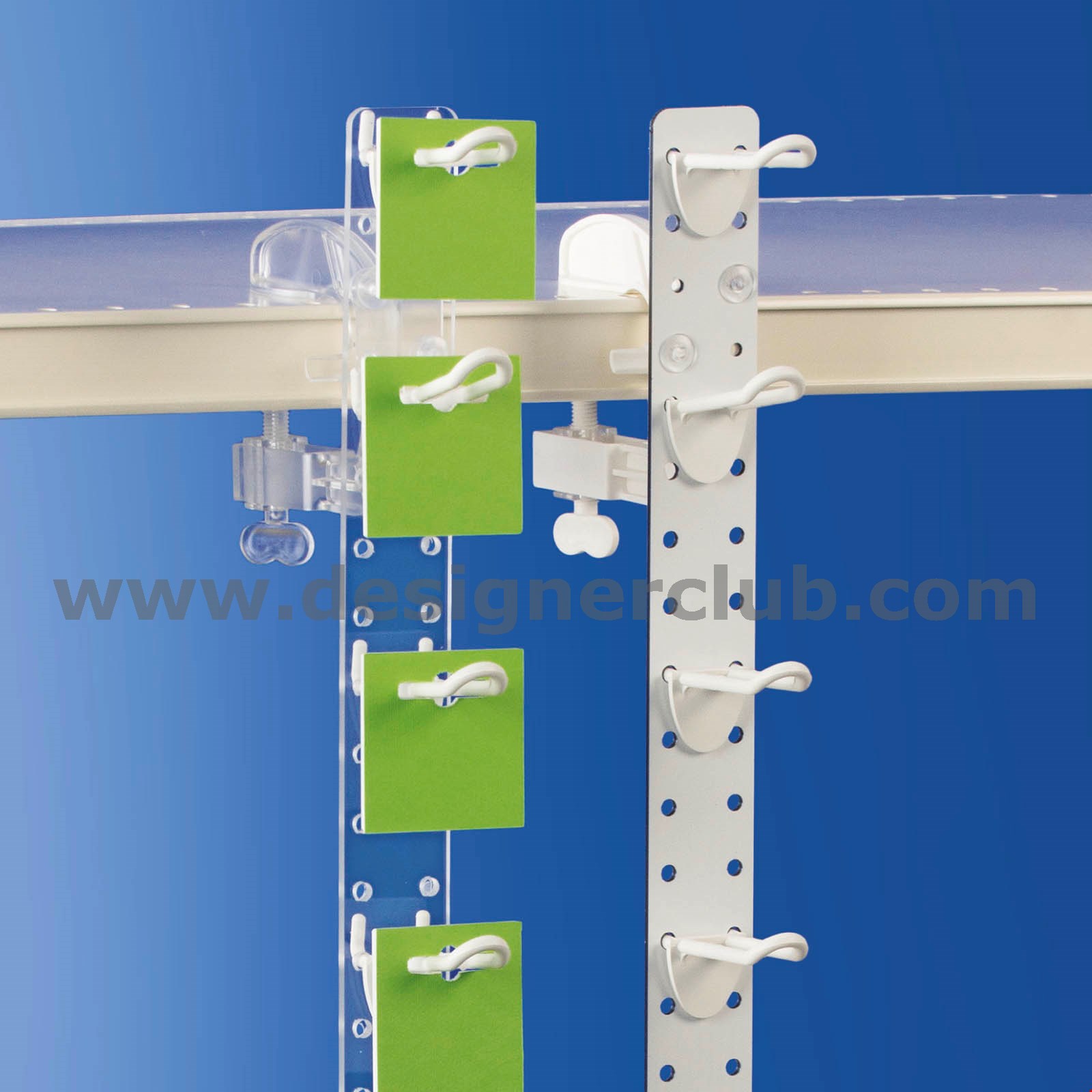 SUPPORTO TRASPARENTE PER BROCHES PER FORATI PER MORSETTO