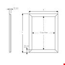 CORNICE A SCATTO DA PARETE WATERPROOF UNI A4