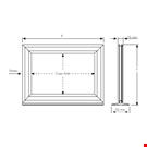 CORNICE CON BASE ADESIVA UNI A4 ORIZZONTALE