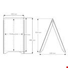 CAVALLETTO IN PLASTICA MM. 500X880