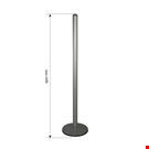 ASTA CON 2 SCANALATURE E BASE PESANTE