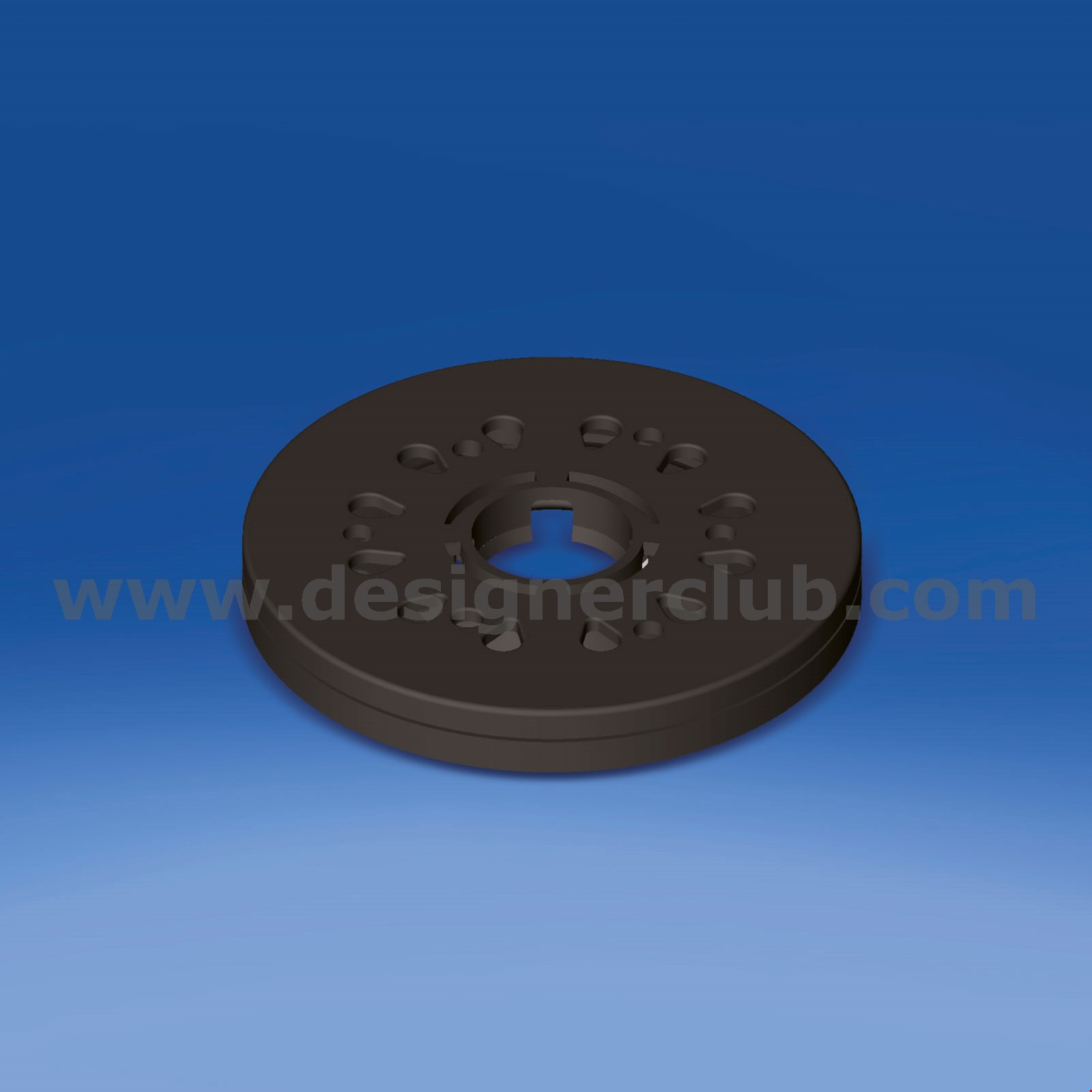 BASE GIREVOLE Ø MM. 100 NERA
