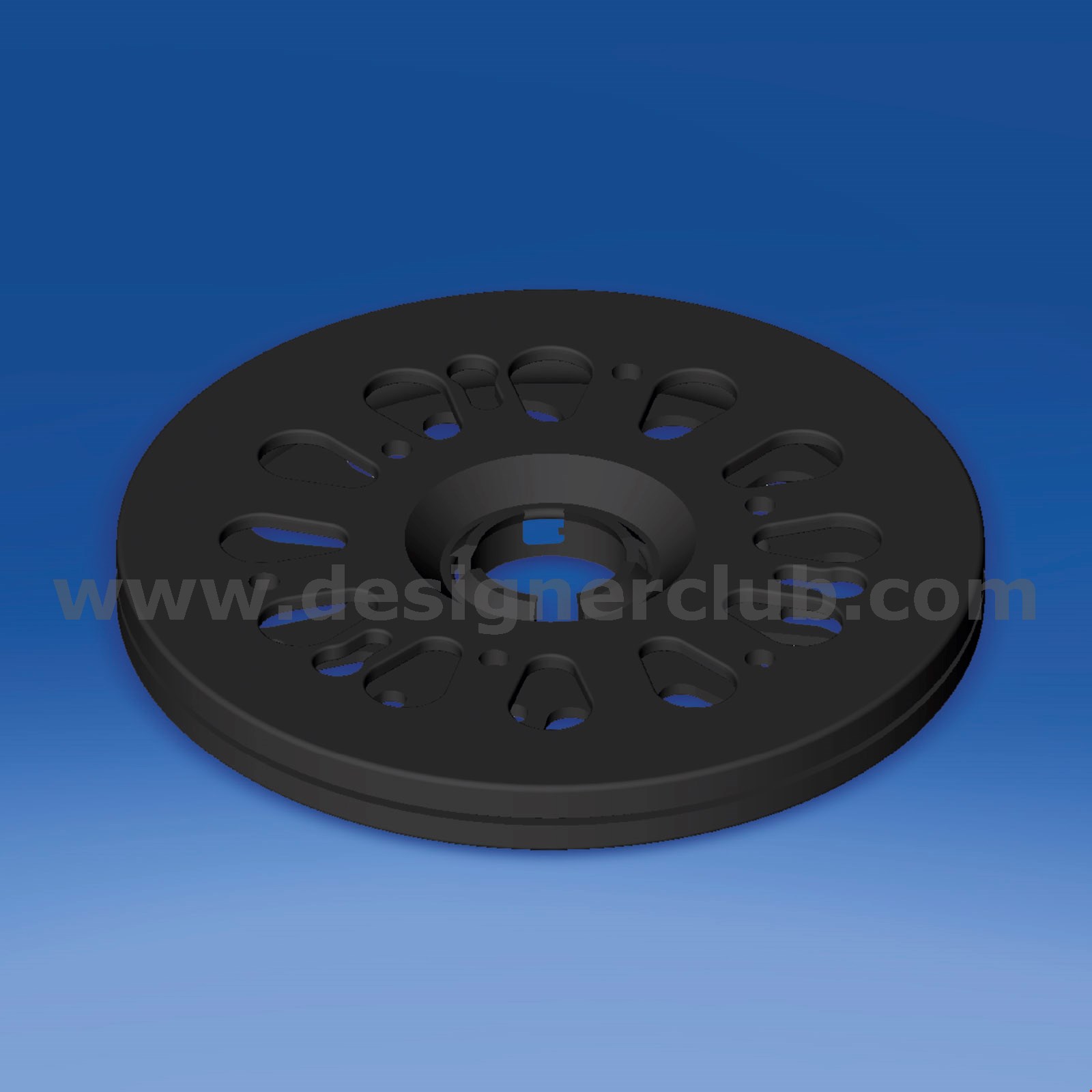 BASE GIREVOLE Ø MM. 140 NERA