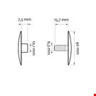 AUTOMATICO TESTA MM. 40 PER SPESS. DA MM. 6 A 15 TRASPARENTE